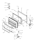 FZ DOOR Diagram and Parts List for P1181503W E Amana Refrigerator