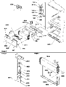 Evap & Fz Control Assy Diagram and Parts List for BX21TW-P1196512WW  Amana Refrigerator