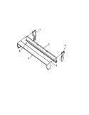 BACKGUARD Diagram and Parts List for RBP26AA5 P1143004N L Amana Range