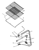OVEN COMPONENTS Diagram and Parts List for SBK24AA P1142779N L Amana Range