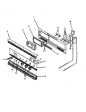 CONTROL PANEL Diagram and Parts List for AO27DGK P1132515N K Amana Range