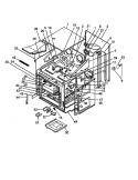 CABINET, UPPER Diagram and Parts List for AO27DGK P1132515N K Amana Range