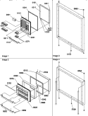 DOOR ASSEMBLIES Diagram and Parts List for BX21TW P1196512W W Amana Refrigerator