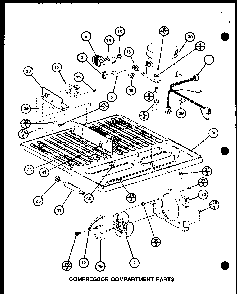 Section 13 Diagram and Parts List for CIC-4H-P7621308W  Amana Refrigerator