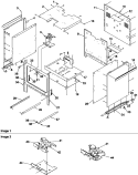 CABINET Diagram and Parts List for ARGS7650E P1130759N E Amana Range