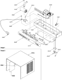 CONTROL & OUTER CASE ASSEMBLY Diagram and Parts List for 7M51TA P1214604R Amana Air Conditioner