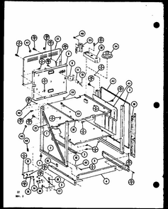 (rcr1020/p8576801s) (rcc1020/p8576901s) (rcc1020/p8576902s) (rcc1020/p8576903s) (rcr720/p8576701s) Diagram and Parts List for RVH6C P8540104S Amana Range
