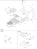 Cavity Diagram and Parts List for ARTS6650WW P1130678NWW Amana Range