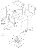 Cabinet Diagram and Parts List for CSR6203W P1143839N W Amana Range