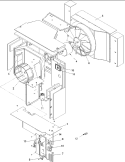 Center Partition Assy and Controls Diagram and Parts List for RC24087C2DR  Amana Air Conditioner
