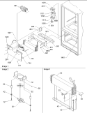 Evaporator & Freezer Control Assy Diagram and Parts List for BG21VW P1325013W W Amana Refrigerator