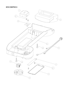 Control Box Parts Diagram and Parts List for 11161209716  Kenmore Refrigerator