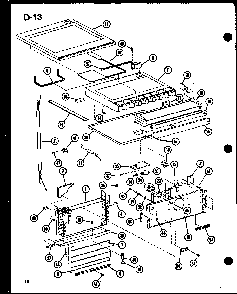 Evaporator Diagram and Parts List for ESBFC16D-C-P60235-23WC  Amana Refrigerator