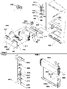 Evap & Fz Control Assy Diagram and Parts List for BX21TW-P1196513WW  Amana Refrigerator