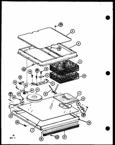 (rcc1020/p8576901s) (rcc1020/p8576902s) (rcc1020/p8576903s) Diagram and Parts List for RVH6C P8540104S Amana Range