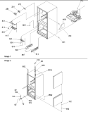 Covers, Hinges & Light Covers Diagram and Parts List for DRB1801AC PDRB1801AC1 Amana Refrigerator