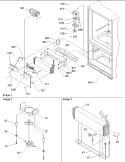Evaporator & Freezer Control Assy Diagram and Parts List for DRB2101AC PDRB2101AC0 Amana Refrigerator