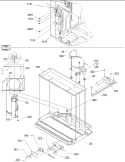 Machine Compartment Diagram and Parts List for DRB2101AC PDRB2101AC0 Amana Refrigerator