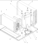 Evaporator, Condenser and Compressor Diagram and Parts List for REF24080C5E REV REF24080C5E A Amana Air Conditioner