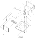 CHASSIS ASSEMBLY Diagram and Parts List for AAC182STA PAAC182STA0 Amana Air Conditioner