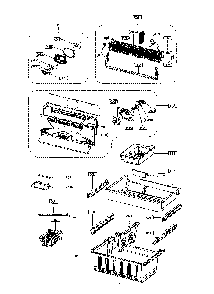 Evaporator Diagram and Parts List for 11173305910  Kenmore Refrigerator