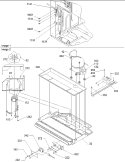 Machine Compartment Diagram and Parts List for DRB2101BW PDRB2101BW0 Amana Refrigerator