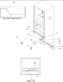 Insulation & Rollers Diagram and Parts List for DRB2101BW PDRB2101BW0 Amana Refrigerator