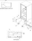 Insulation & Roller Assy Diagram and Parts List for BRD18V2C P1326504W C Amana Refrigerator