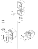 Light Switches & Drain Funnel Diagram and Parts List for BRD18V2C P1326504W C Amana Refrigerator