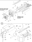 Ice Maker Assy & Parts Diagram and Parts List for BRD18V2C P1326504W C Amana Refrigerator