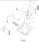 CHASSIS ASSEMBLY Diagram and Parts List for AAC202SRA PAAC202SRA0 Amana Air Conditioner