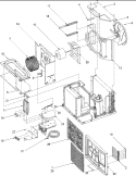 CHASSIS ASSEMBLY Diagram and Parts List for AAC121SRA PAAC121SRA0 Amana Air Conditioner