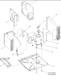 CHASSIS ASSEMBLY Diagram and Parts List for AAC121SRA PAAC121SRA0 Amana Air Conditioner
