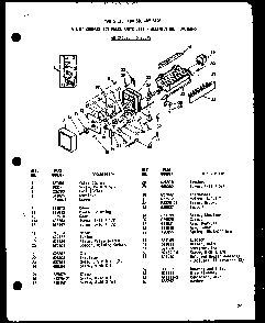 8 Cube Compact Ice Maker Diagram and Parts List for SP19E-C-P74870-2WC  Amana Refrigerator