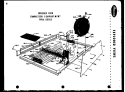 EXPLODED VIEW COMPRESSOR COMPARTMENT Diagram and Parts List for FPR14B  Amana Refrigerator