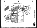 Page 2 Diagram and Parts List for FPR98L  Amana Refrigerator