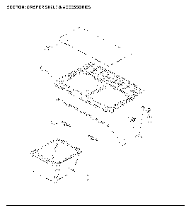 Crisper And Shelf Diagram and Parts List for 11161209713  Kenmore Refrigerator