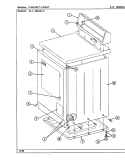 CABINET - FRONT Diagram and Parts List for  Maytag Dryer