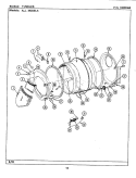 TUMBLER Diagram and Parts List for LDE9801ACW  Maytag Dryer