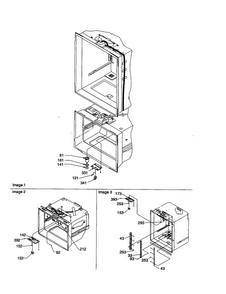 Light Switches And Drain Funnel Diagram and Parts List for BG21VW-P1325013WW  Amana Refrigerator