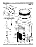 TUB, AGITATOR, MTG. STEM & SEAL (SER 04) Diagram and Parts List for  Maytag Washer
