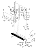 FRESH FOOD COMPARTMENT Diagram and Parts List for RC244PDA DS82A Amana Refrigerator