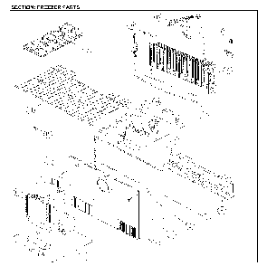 Freezer Parts Diagram and Parts List for 11161209713  Kenmore Refrigerator