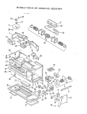 MICROWAVE COMPONENTS - UPPER (VM11A - 8P) Diagram and Parts List for  Magic Chef Microwave Oven Combo