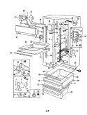 FRESH FOOD COMPARTMENT Diagram and Parts List for RNC20EN-3A 5M67A Amana Refrigerator