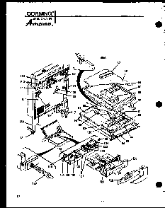Section 4 Diagram and Parts List for ARC-2B P85122-2S Amana Range