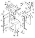 BODY Diagram and Parts List for  Magic Chef Range