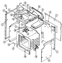 BODY Diagram and Parts List for CRGA600AAW  Admiral Range