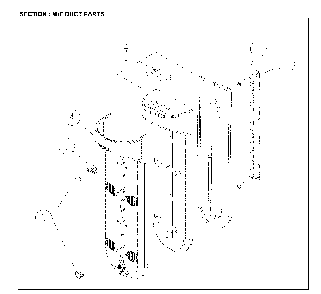 M/F Duct Parts Diagram and Parts List for 11161205714  Kenmore Refrigerator