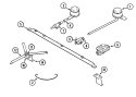 BURNER ASSEMBLY Diagram and Parts List for 85RB-4T  Magic Chef Cooktop